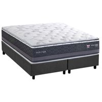 Cama Box CRC Queen +Colchão Molas C1783 Herval 158x198