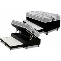 Cama Baú c/Aux CRC Solt +Colchão Ortopédico Extreme Probel -
