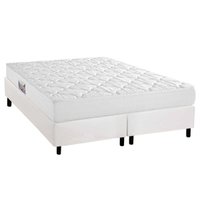Cama Box CRC Queen +Colchão Espuma D45 Top Herval 158x198