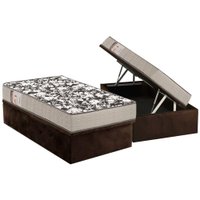 Cama Box Baú CRC Solt +Colchão D26 Physical Ultra Ortobom -