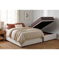 Cama Box Baú CRC Solteiro +Colchão Molas Ensacadas Inverno/Verão Kappesberg -
