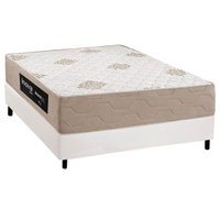 Cama Box CRC Casal +Colchão Ortopédico Plus Inovaflex 138