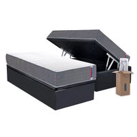 Cama Box Baú CRC Solteiro +Colchão D28 Single Core Herval 88