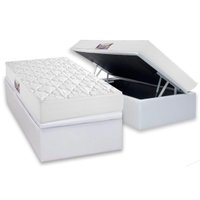 Cama Box Baú CRC Solt +Colchão Espuma D45 New Top Herval 88