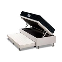 Cama Baú c/Aux CRC Solt +Colchão Ortopédico Tech1500 Probel -