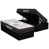 Cama Box Baú CRC Solt +Colchão Ortopédico Orthoface Polar 88