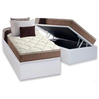 Cama Box Baú CRC Solteiro +Colchão Anatômico Ortopédico Star Anjos 88
