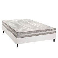 Cama Box CRC Casal +Colchão Ortopédico Pro Sono Paropas 138