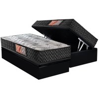 Cama Box Baú CRC Solteiro +Colchão D23 Pasquale Paropas 88