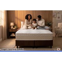 Cama Box CRC Solteiro +Colchão Ortopédico Ultra Paropas 88