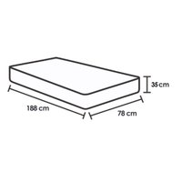 Colchão Solteiro Molas SuperPocket Ortobom Ensacadas Airtech 78x188x35