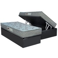 Cama Box Baú CRC Solt +Colchão Ortopédico Fanton Paropas 88