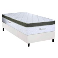 Cama Box CRC Solteiro +Colchão Molas Diamante Paropas 88x188