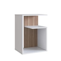 Mesa De Cabeceira Mooderna E Funcional Ge Branco Montana