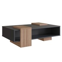 Mesa De Centro Com Nicho Preto Montana