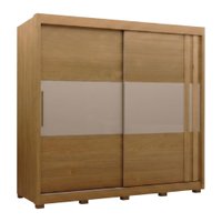 Guarda Roupas Casal 2 Portas de Correr 4 Gavetas 100% MDF Flex Imola