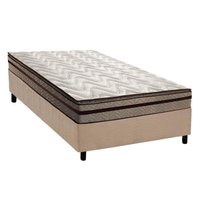 Cama Box CRC Solt +Colchão Anatômico Ortopédico Gold Plus Paropas 88