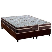 Cama Box CRC King +Colchão Anatômico Ortopédico Tech1500 Probel 193