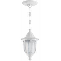 Pendente Modena Branco Luminária de Teto 52cm Termoplástico Externo Interno Bivolt Dital
