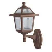 Arandela de Parede Marrom Termoplástico 1 Lâmpada E27 Bivolt com Suporte Inferior Ravena Dital