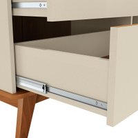 Quarto Infantil com 3 Nichos 5 Peças Crescer Kappesberg Argila/Jequetiba