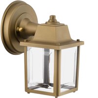 Arandela de Parede Quadrada Luminária Vintage Colonial Ouro Velho E27 Termoplástico Dital