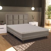 Conjunto Cama Box com Sommier e Cabeceira Cloud Kappesberg 138x188