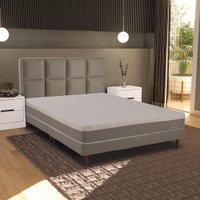 Conjunto Cama Box com Sommier e Cabeceira Cloud Kappesberg 158x198