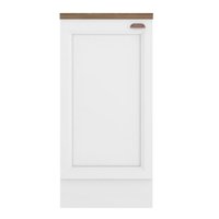 Balcao Com Tampo 41 cm 1 Porta Unna Branco POLIMAN