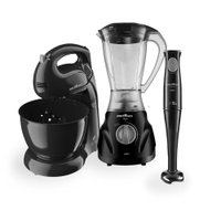 Kit Brit&acirc;nia com Liquidificador Diamante, Mixer 350W e Batedeira P&eacute;rola 4,3L