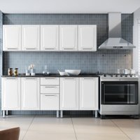 Cozinha Compacta 4 Pe&ccedil;as 10 Portas 2 Gavetas com Tampo Itatiaia Tarsila