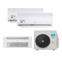 Ar Condicionado Tri Split HW e Cassete 1V Midea 27000 BTU (2x9+1x18) Quente e Frio 220V 38MBMTA27M5
