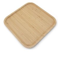 Linda Bandeja ou petisqueira Quadra em Bambu 30x30x2
