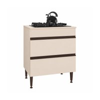 Balcão de Cozinha para Cooktop 70cm 1 Porta 1 Gaveta Milano Multimóveis MP2386