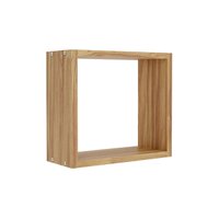 Cubo Quarto Casal Decorativo Amendoa - Peroba