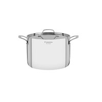 Caldeirão Tramontina Luna em Aço Inox 24 cm 7,7L Fundo Triplo Compatível com Indução