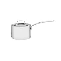 Caldeirão com Cabo Tramontina Luna em Aço Inox 16 cm 2,2L Fundo Triplo Compatível com Indução