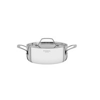 Caçarola Rasa Tramontina Luna em Aço Inox 24 cm 4,7L Fundo Triplo Compatível com Indução