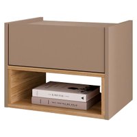 Mesa De Cabeceira Suspensa 1 Gaveta 45 cm Florença Fendi Hannover DCASA