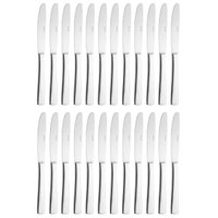 Jogo 24 Facas de Mesa Aço Inox 23,5cm Pisa Wolff Mesa Posta Restaurante Buffet