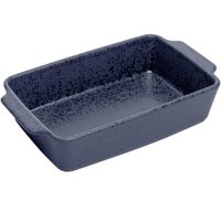 Travessa Assadeira 29x17x7cm Refratária de Cerâmica Wolff Azul Matte Mist