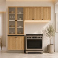 Armário Cozinha Completo Ditália Berlim 3 Pçs CV/BR B19