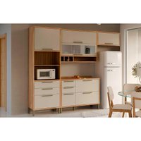 Kit Modulado Ronipa 4 Peças Syrah C4P234 Amendoa/Off White