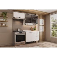 Kit Cozinha Modulada 3 Peças Alpha (2Aéreos+1Balcão) C3P31 Branco - Carraro