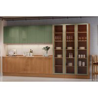 Kit Modulado Kappesberg 12 Peças Vibra C12P31 Canela/Verde Pistache Lacca