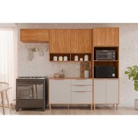 Cozinha Modulada MGM 4 Peças Divina C4P263 Cinamomo/Off