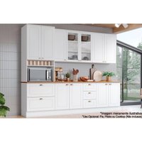 Cozinha Modulada Henn Americana Henn 7 Peças C5P46 Branco