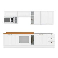 Cozinha Modulada Henn Americana Henn 12 Peças CZ314 Branco