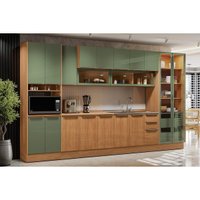 Kit Modulado Kappesberg 10 Peças Vibra C10P17 Canela/Verde Pistache Lacca