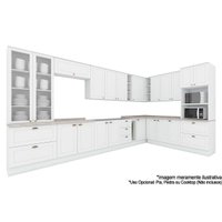 Cozinha Modulada Henn Americana Henn 19 Peças C5P56 Branco
